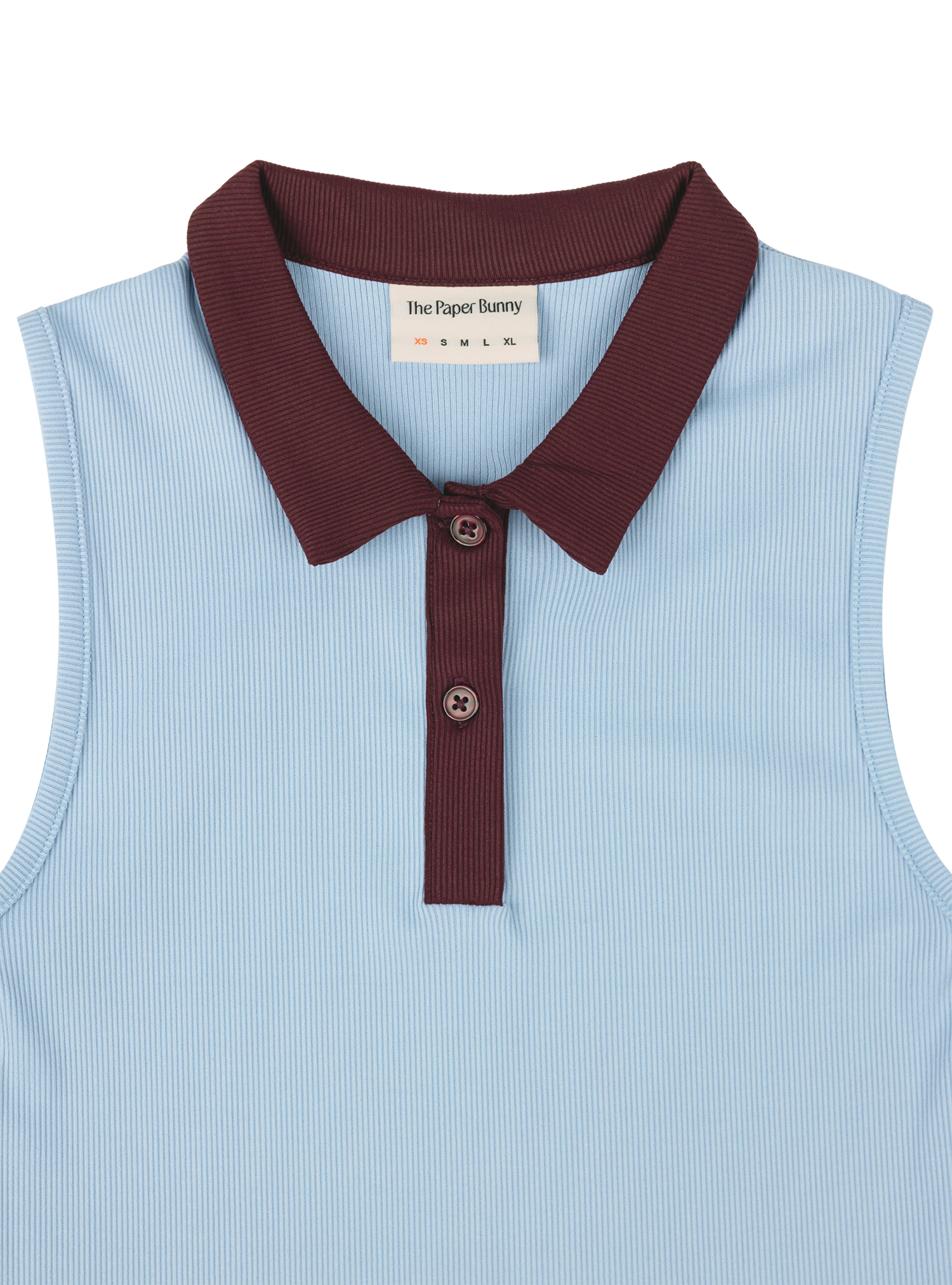 Sleeveless Polo (Powder)