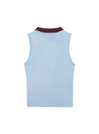Sleeveless Polo (Powder)