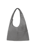 The Arc slouchy hobo-style bag in grey nylon with adjustable shoulder strap