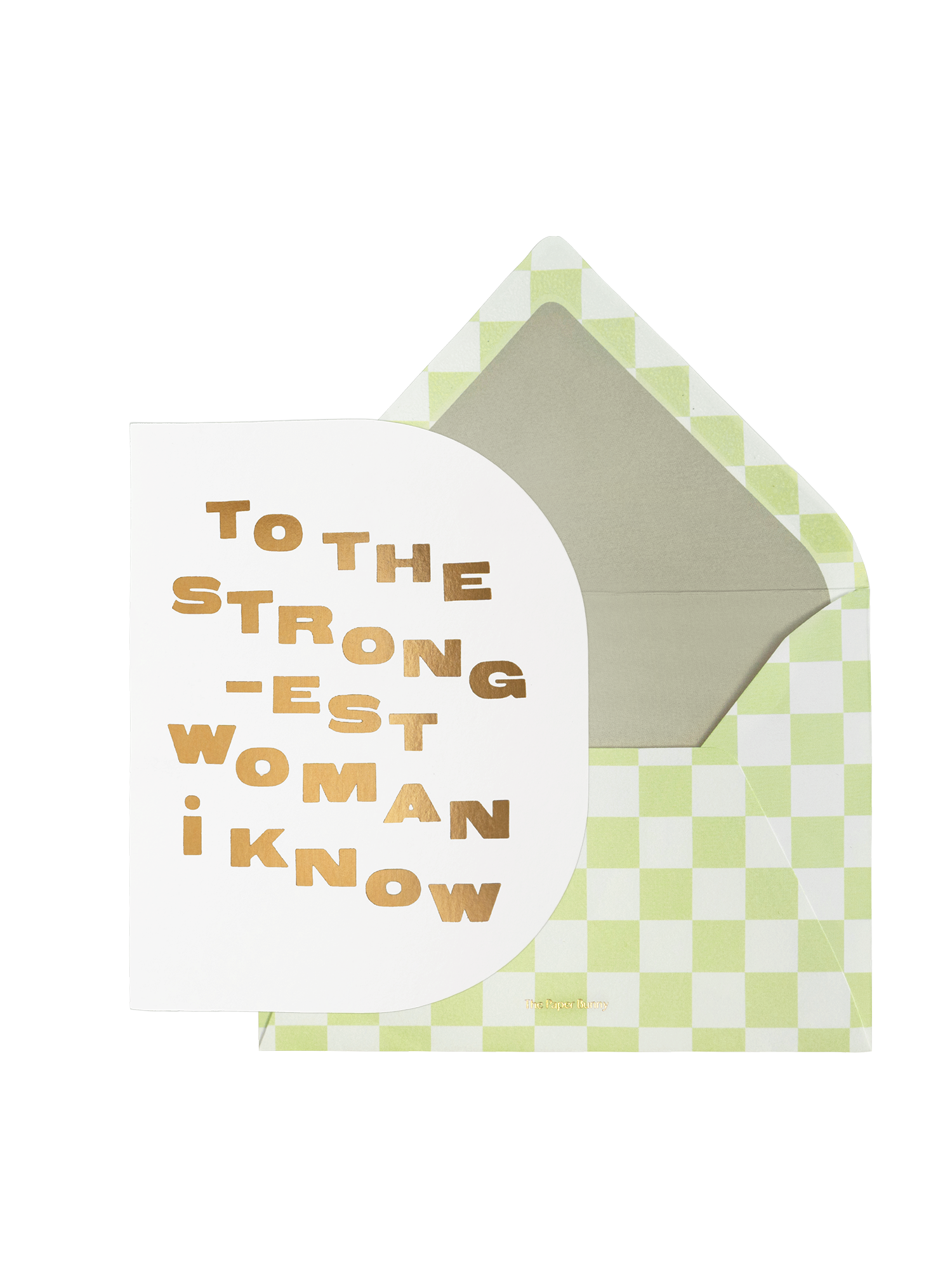 The Strongest Woman Greeting Card