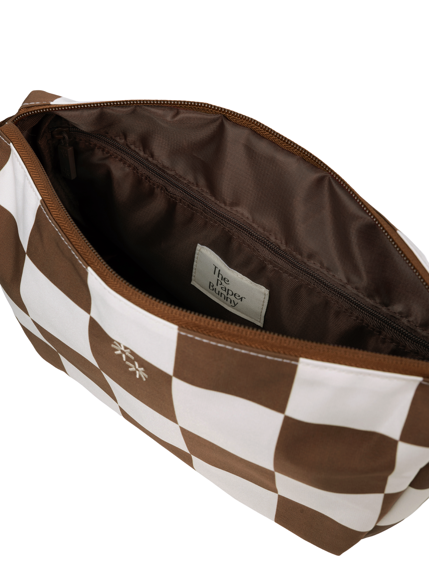 Travel Pouches (Checkered Cocoa)