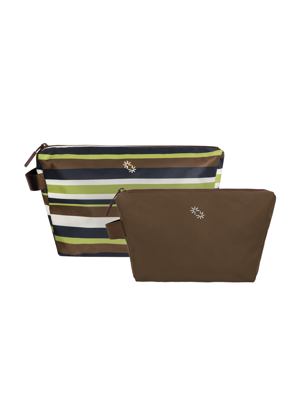 Travel Pouches (Stripes Sandalwood)