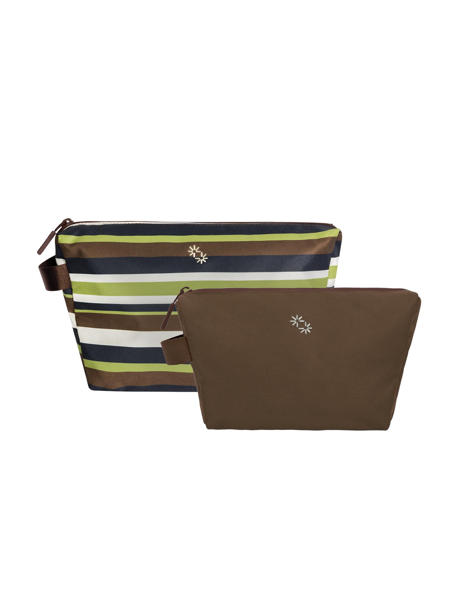 Travel Pouches (Stripes Sandalwood)