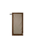 Mini Travel Towel (Checkered Cocoa)