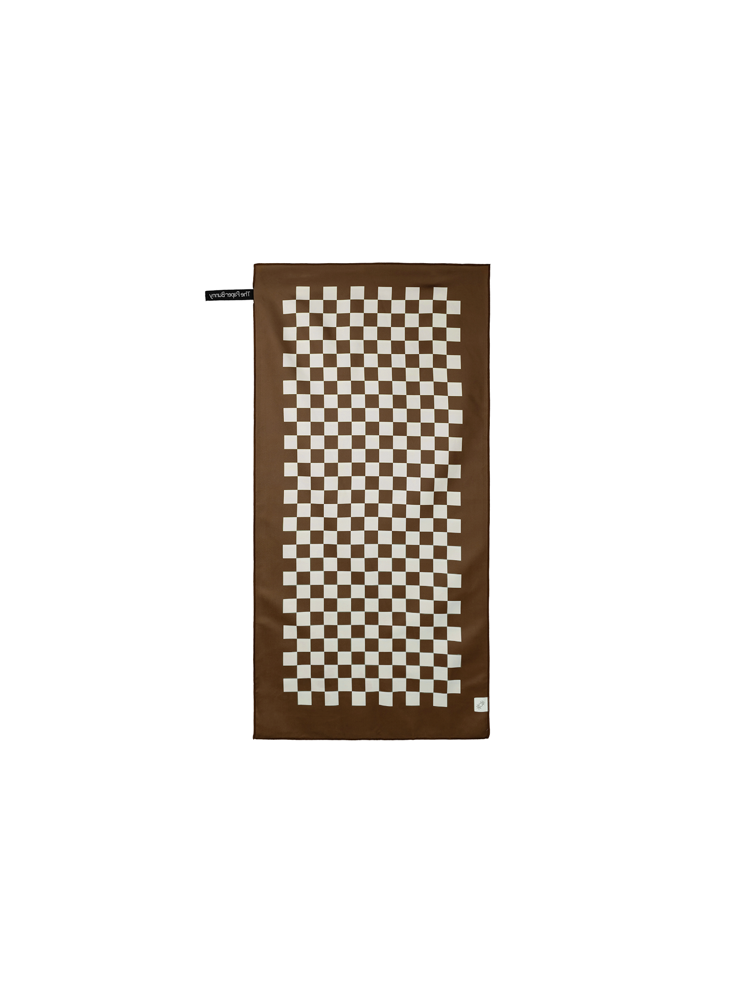 Mini Travel Towel (Checkered Cocoa)
