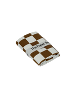 Mini Travel Towel (Checkered Cocoa)