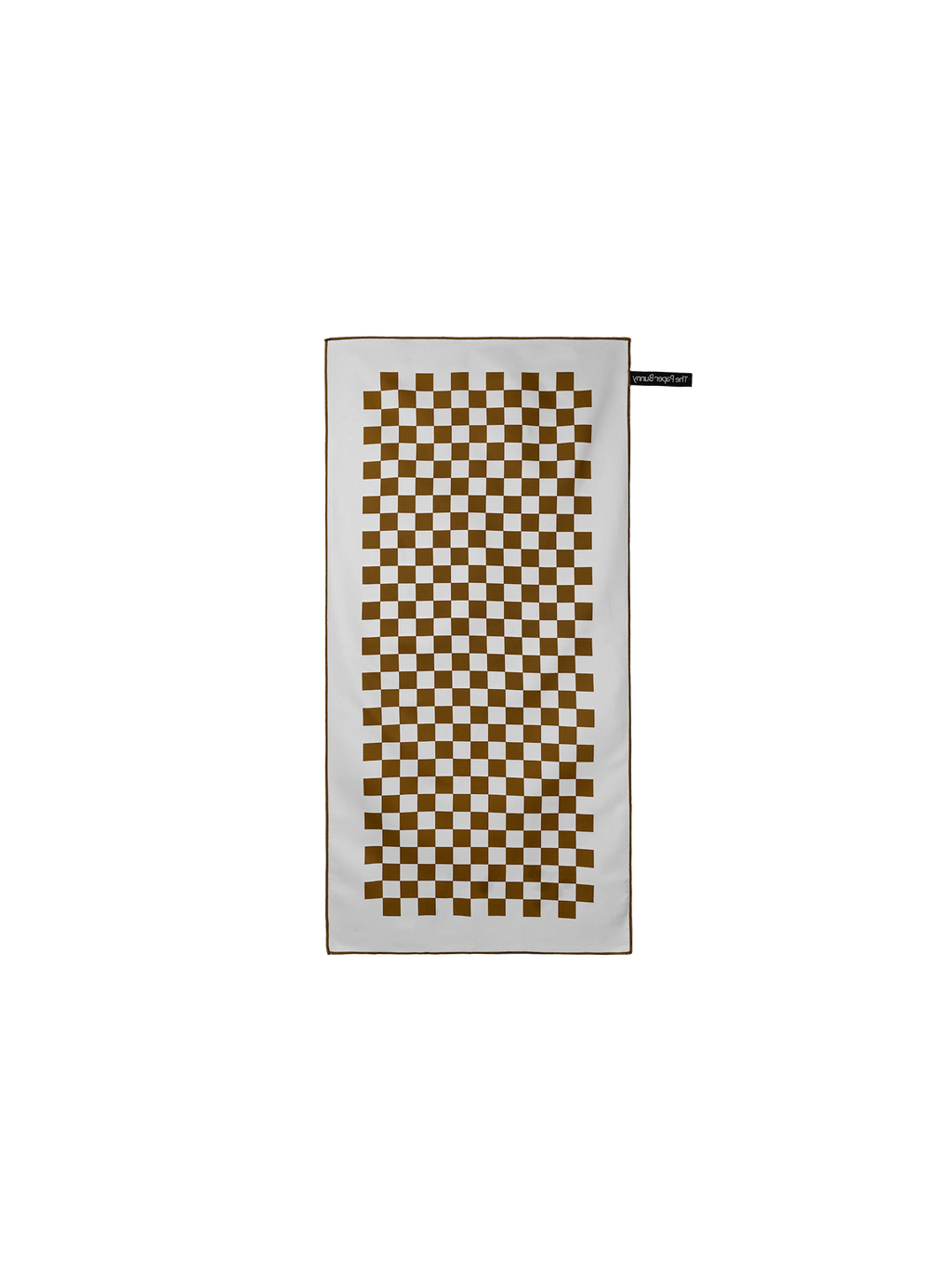 Mini Travel Towel (Checkered Cocoa)