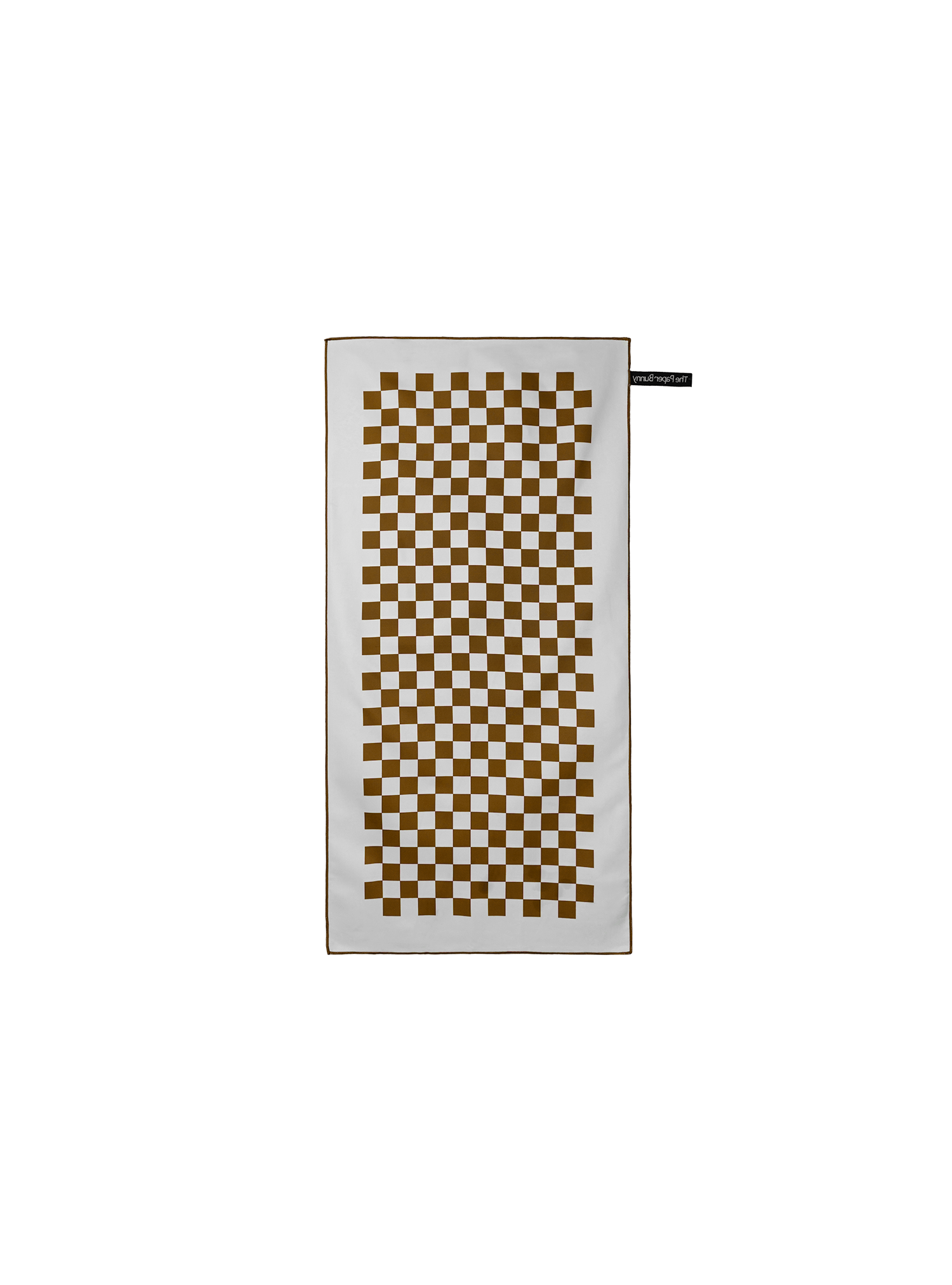 Mini Travel Towel (Checkered Cocoa)