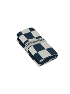 Travel Towel (Checkered Navy)