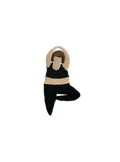 Tree Pose Yogi Black Patch