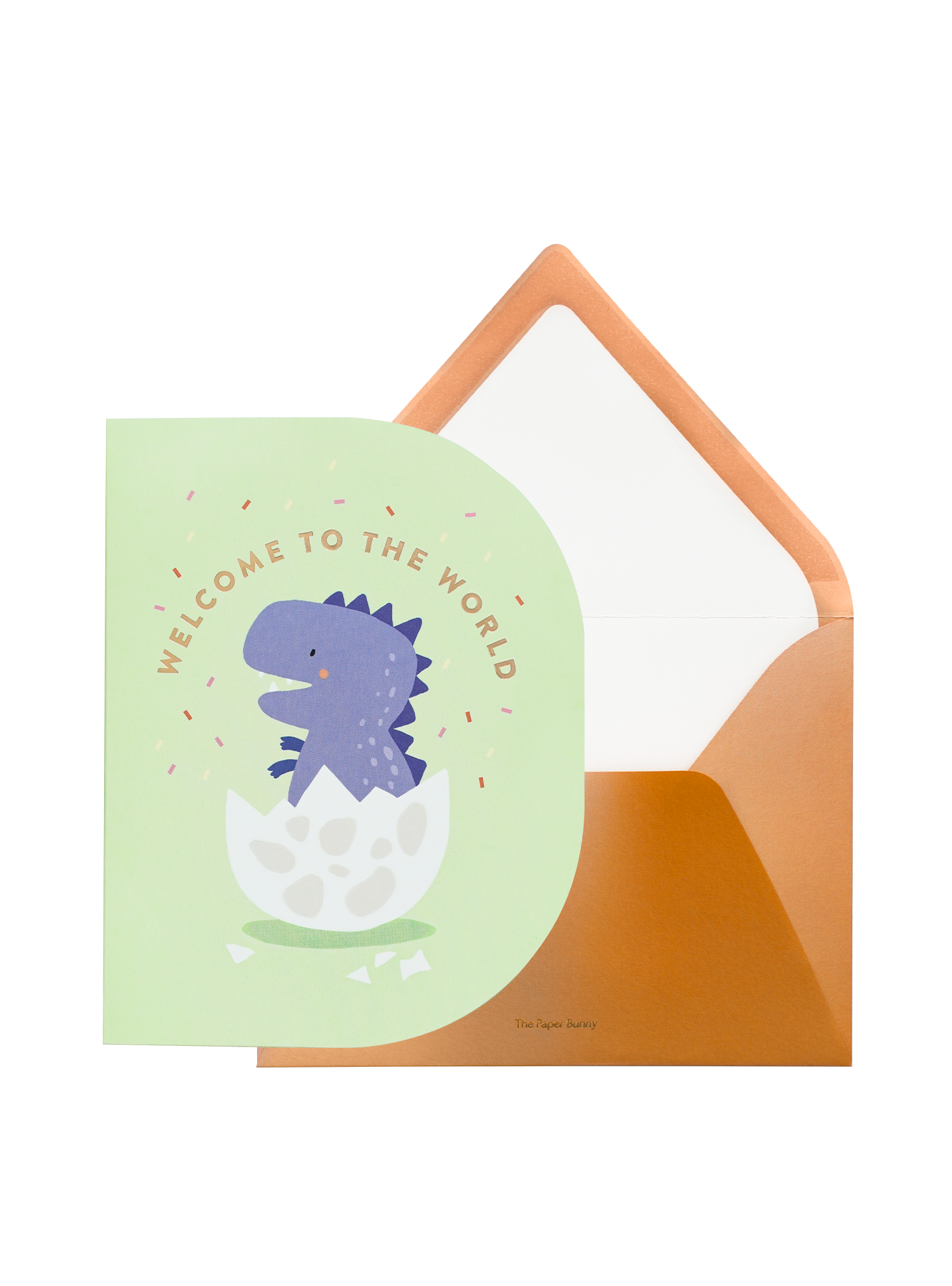 Welcome To The World Dino Card