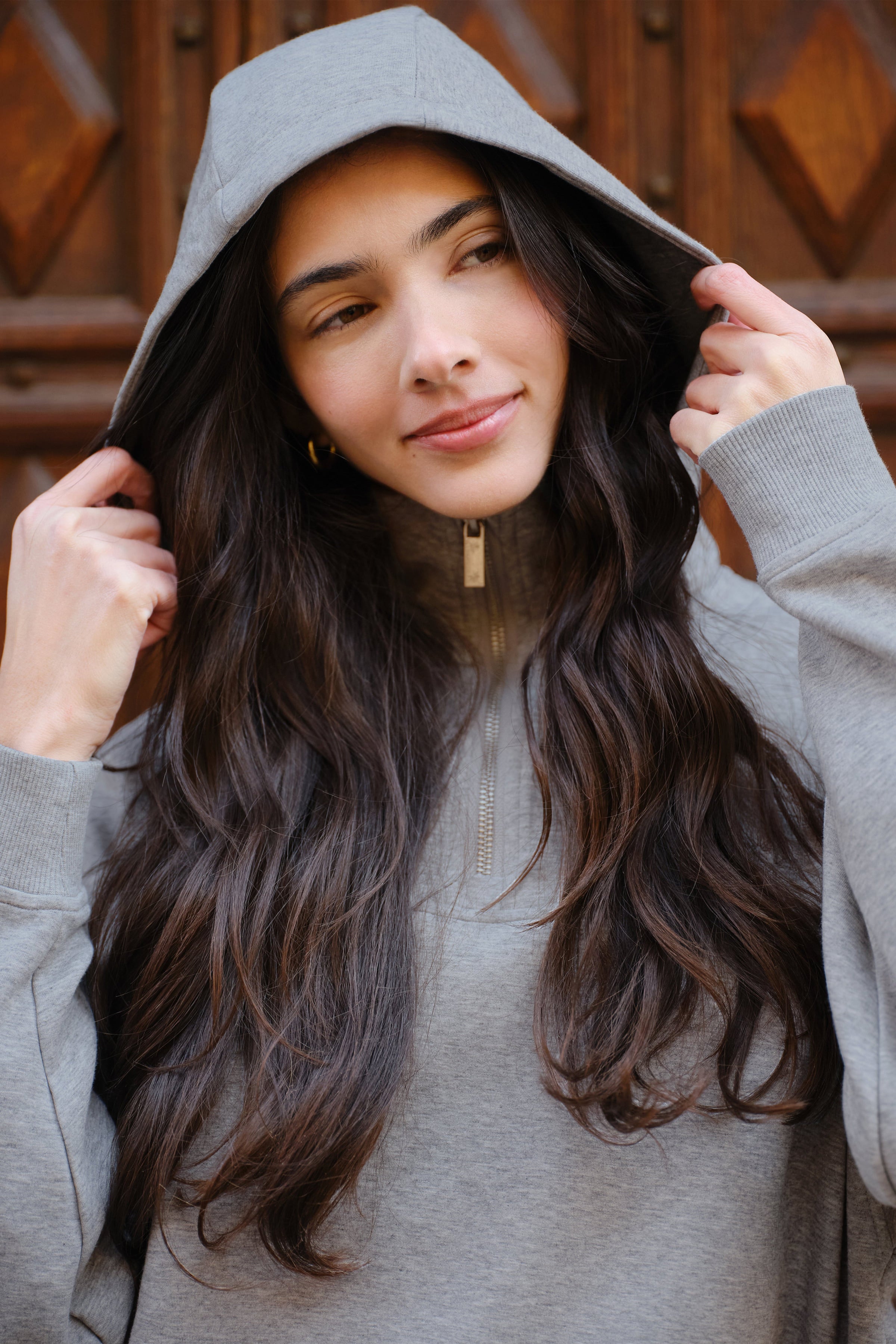 Travel Convertible Sweater (Cloud)